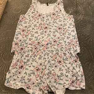Floral Sleeveless Romper